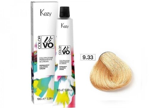Краска для волос Kezy Color Vivo 100 мл 9.33 насыщенный золотистый очень светлый блондин
Краска для волос Kezy Color Vivo 100 мл 9.33 насыщенный золотистый очень светлый блондин