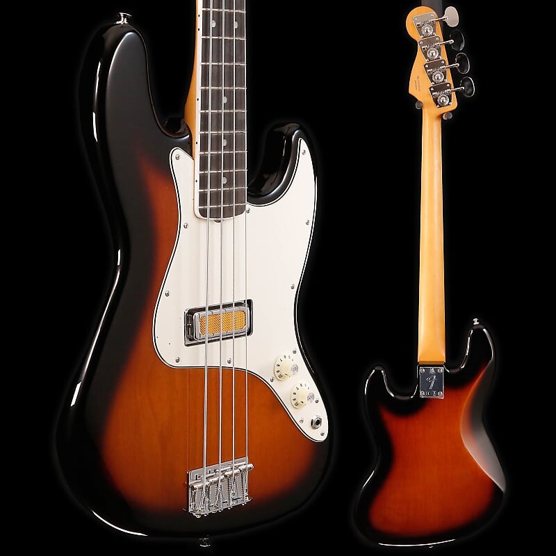 Басс гитара Fender Gold Foil Jazz Bass 4-string Bass, 2-Color Sunburst 9lbs 8.9oz
Басс гитара Fender Gold Foil Jazz Bass 4-string Bass, 2-Color Sunburst 9lbs 8.9oz