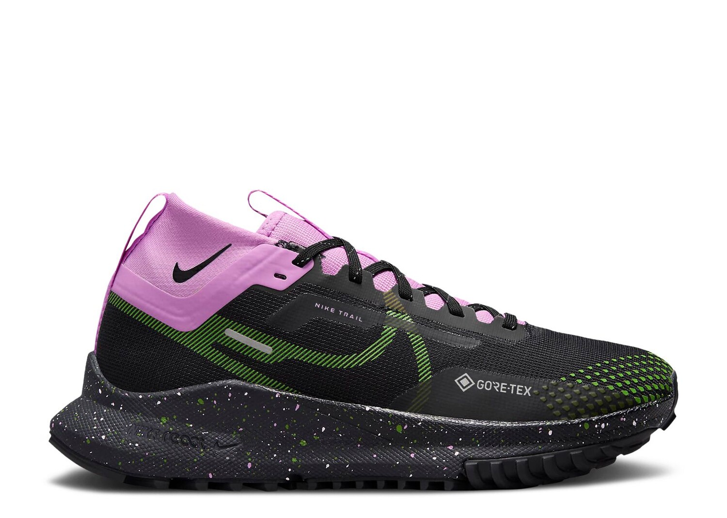 Кроссовки Nike Wmns React Pegasus Trail 4 Gore-Tex 'Black Pink Chlorophyll', черный
Кроссовки Nike Wmns React Pegasus Trail 4 Gore-Tex 'Black Pink Chlorophyll', черный