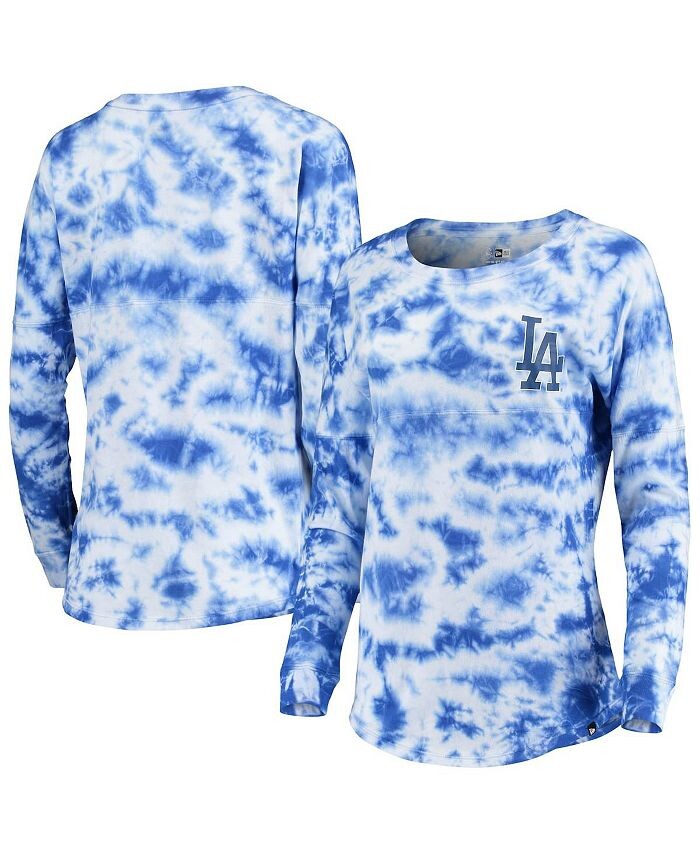 Женская футболка с длинным рукавом Royal Los Angeles Dodgers тай-дай New Era, синий
Женская футболка с длинным рукавом Royal Los Angeles Dodgers тай-дай New Era, синий