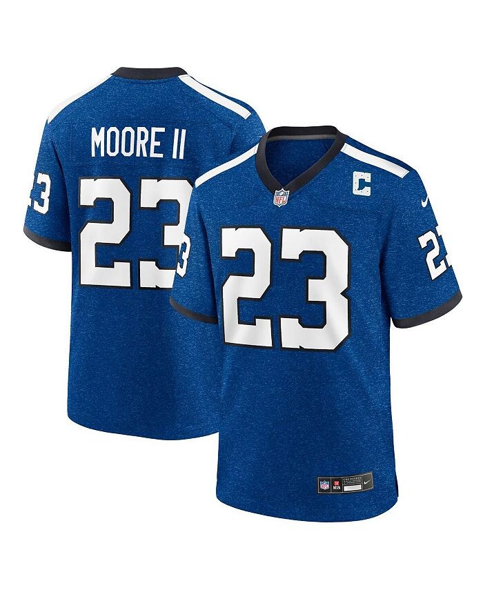 Мужская футболка Kenny Moore II Royal Indianapolis Colts Indiana Nights Alternate Game Nike, синий
Мужская футболка Kenny Moore II Royal Indianapolis Colts Indiana Nights Alternate Game Nike, синий