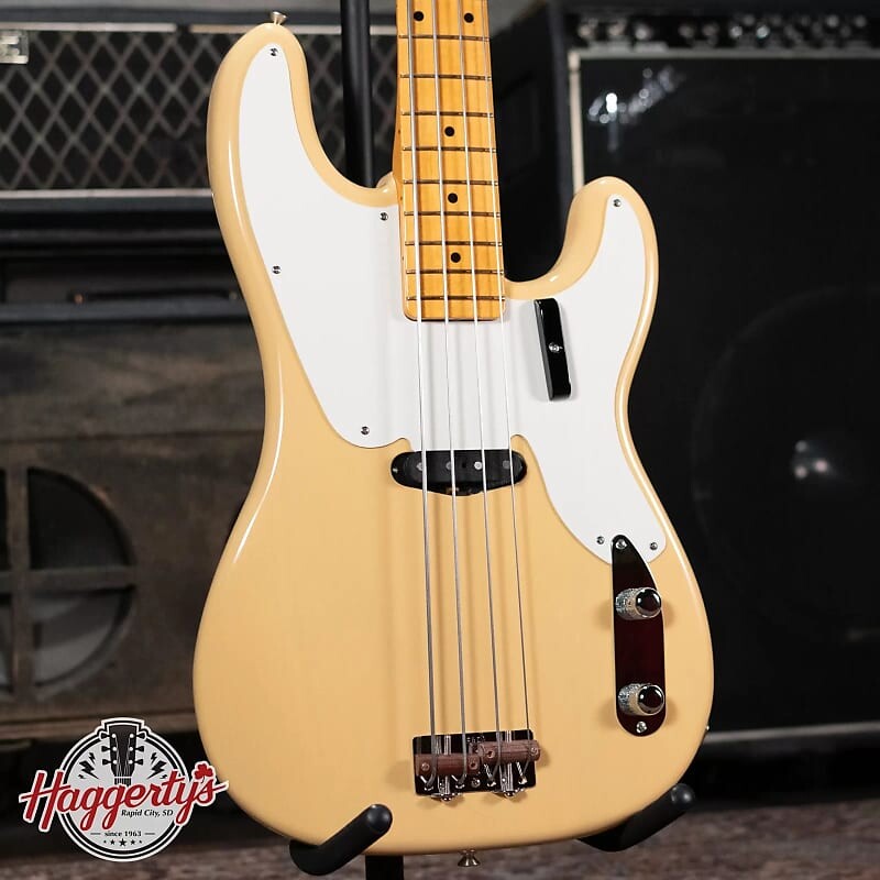 Басс гитара Fender American Vintage II 1954 Precision Bass - Vintage Blonde with Vintage-Style Tweed Hardshell Case
Басс гитара Fender American Vintage II 1954 Precision Bass - Vintage Blonde with Vintage-Style Tweed Hardshell Case