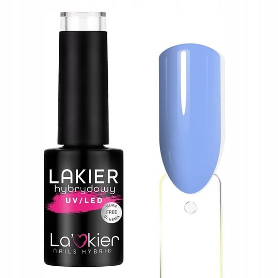 Лак, Цветной гибридный лак Hema Free, Summer Feelings 18 Etheral Azure, 5г, La'kier 
Лак, Цветной гибридный лак Hema Free, Summer Feelings 18 Etheral Azure, 5г, La'kier