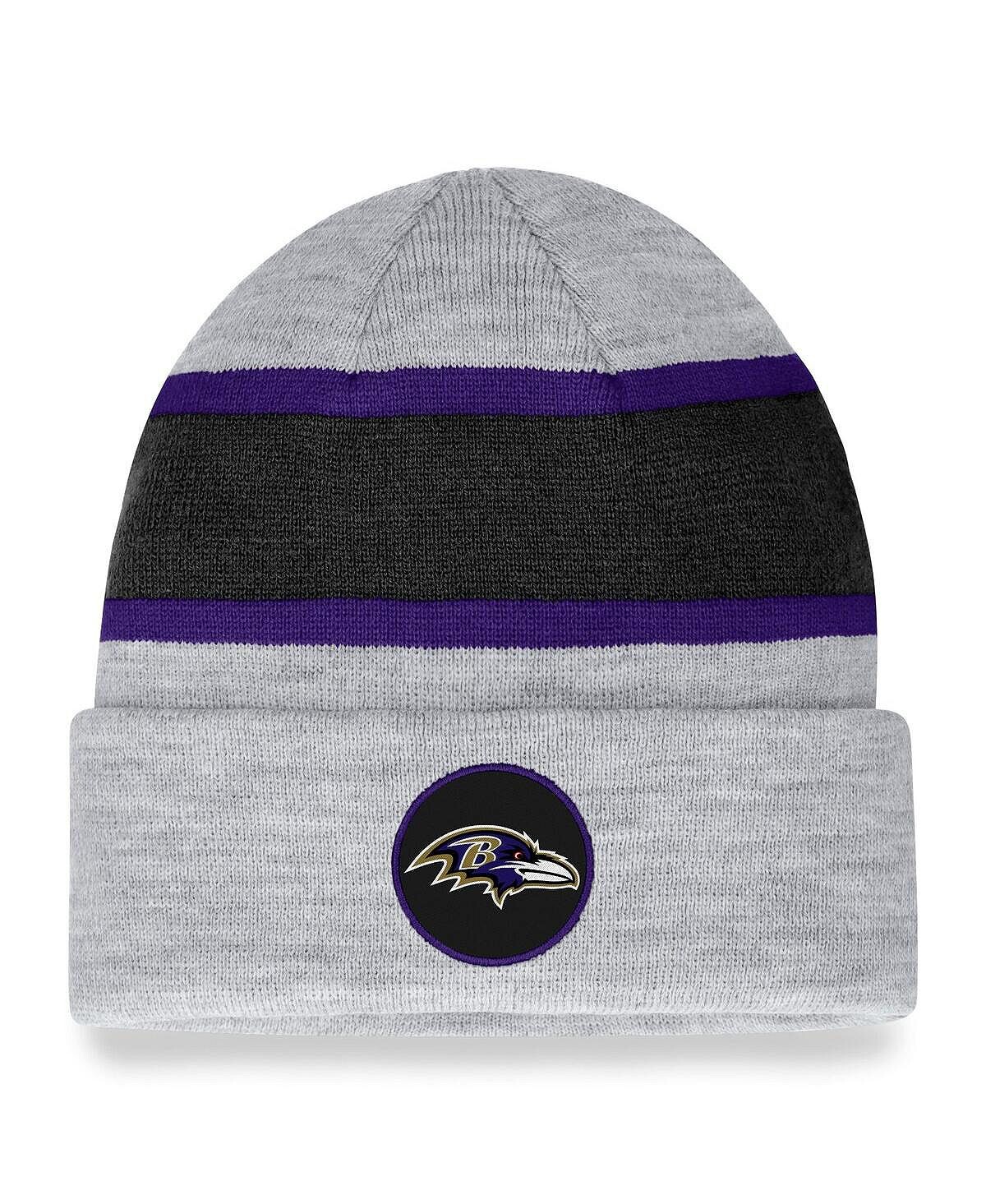 Мужская вязаная шапка с логотипом Heather Grey Baltimore Ravens и манжетами Fanatics
Мужская вязаная шапка с логотипом Heather Grey Baltimore Ravens и манжетами Fanatics