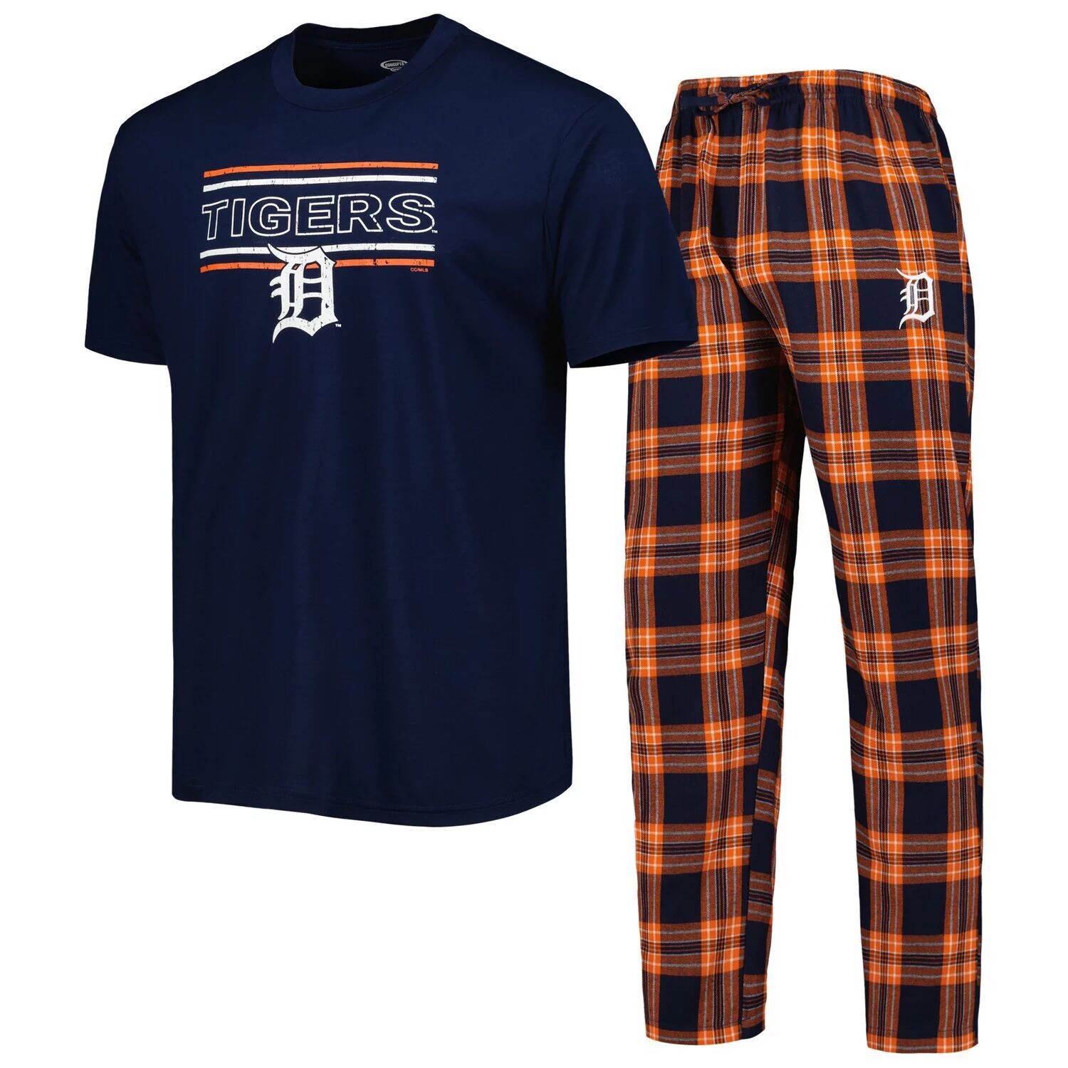 Мужская футболка и брюки со значком Detroit Tigers темно-синего/оранжевого цвета Concepts Sport, комплект для сна, Синий
Мужская футболка и брюки со значком Detroit Tigers темно-синего/оранжевого цвета Concepts Sport, комплект для сна, Синий