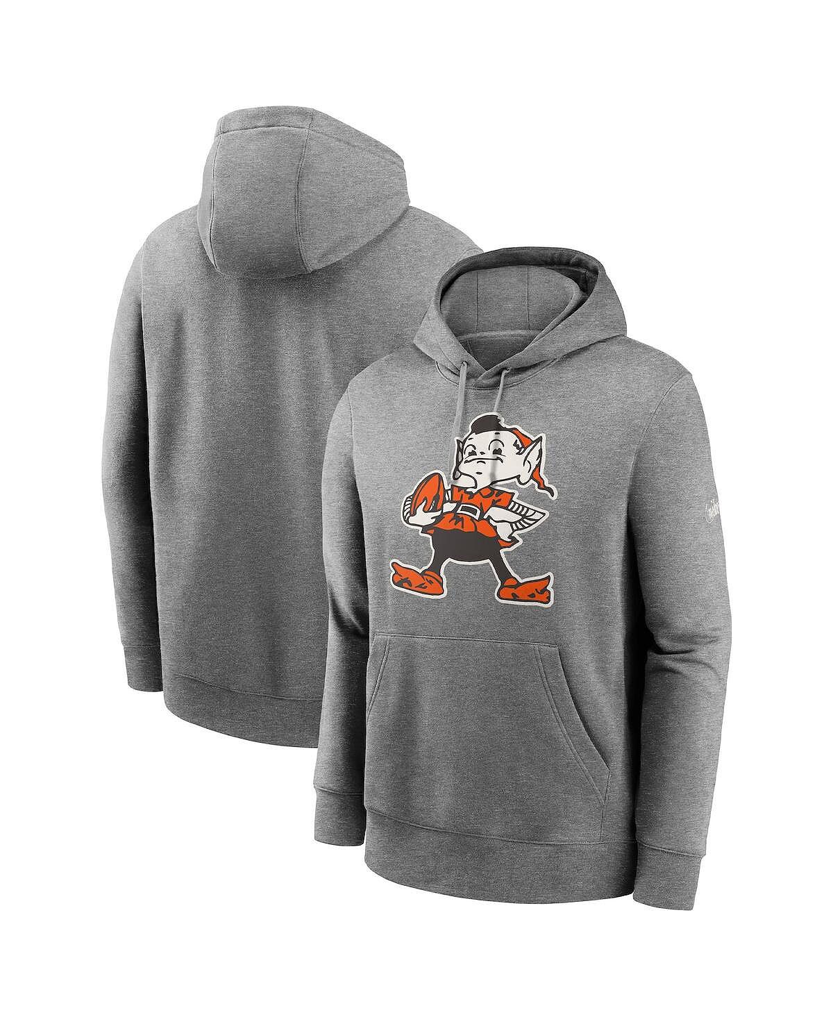 Мужской флисовый пуловер с капюшоном серого цвета Cleveland Browns Rewind Club Nike, Серый
Мужской флисовый пуловер с капюшоном серого цвета Cleveland Browns Rewind Club Nike, Серый