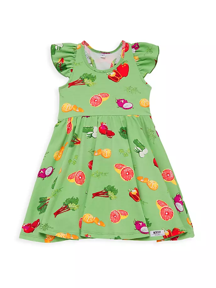 Зеленое платье с рюшами и рукавами для маленьких девочек Market Twirly Dress Worthy Threads, зеленый
Зеленое платье с рюшами и рукавами для маленьких девочек Market Twirly Dress Worthy Threads, зеленый