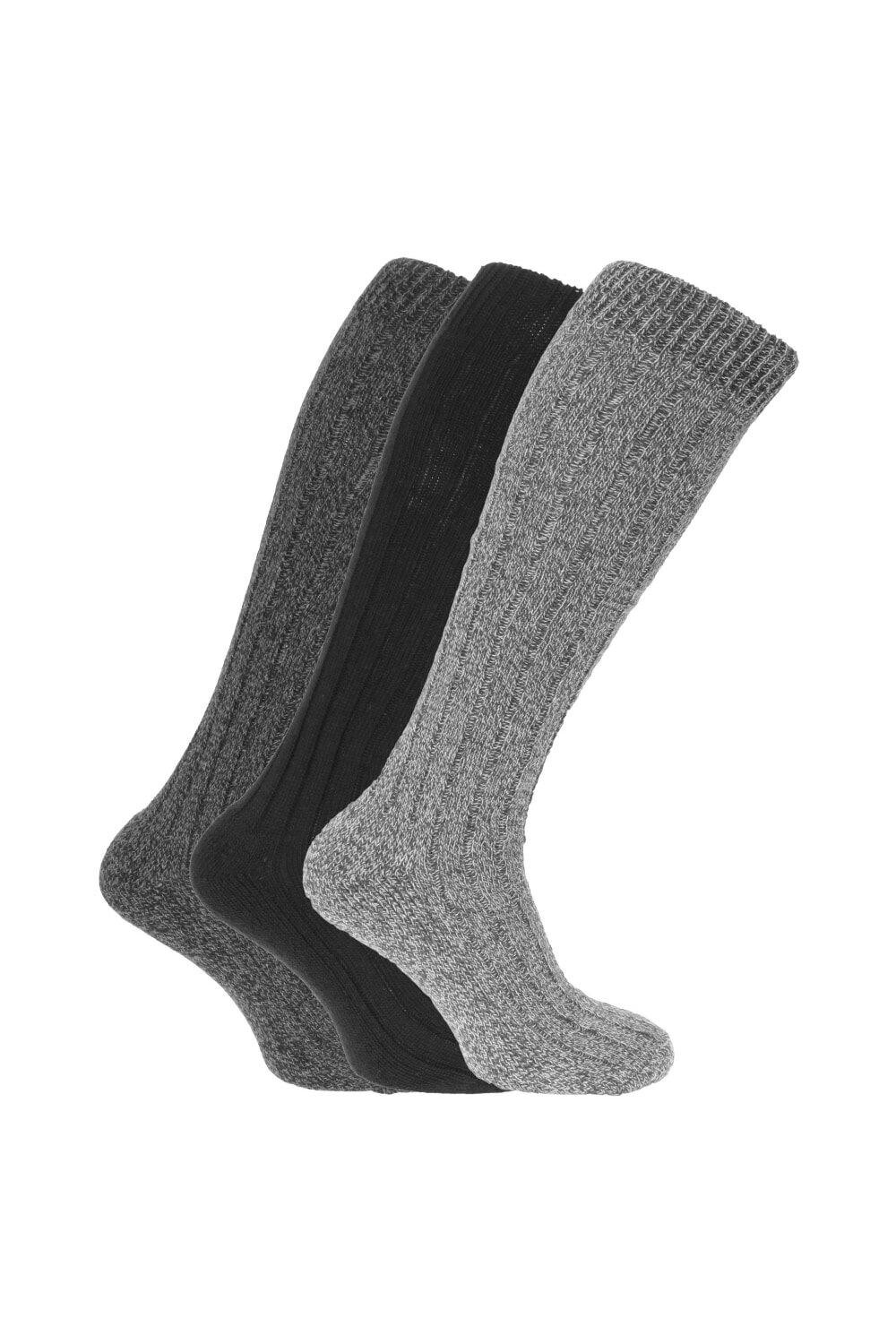Длинные носки из смесовой шерсти с мягкой подошвой (3 шт. в упаковке) Universal Textiles, черный
Длинные носки из смесовой шерсти с мягкой подошвой (3 шт. в упаковке) Universal Textiles, черный