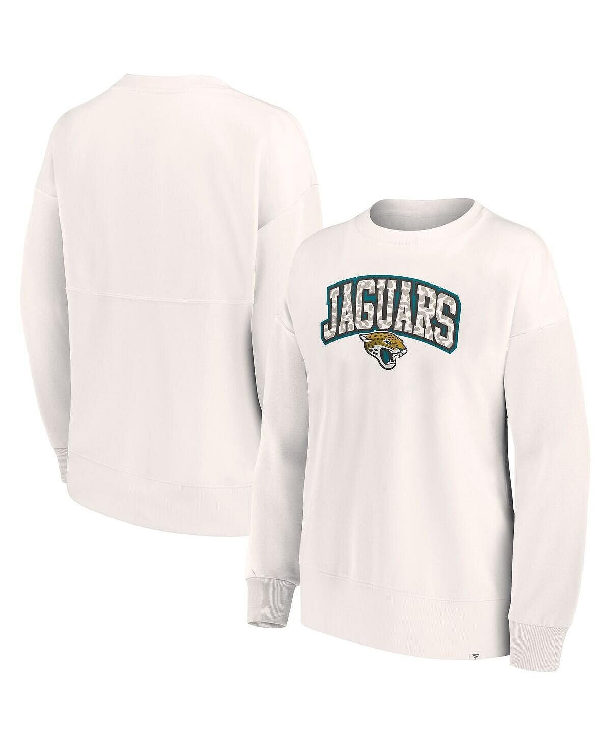 Женский белый пуловер с логотипом Jacksonville Jaguars Leopard Team Fanatics, белый
Женский белый пуловер с логотипом Jacksonville Jaguars Leopard Team Fanatics, белый