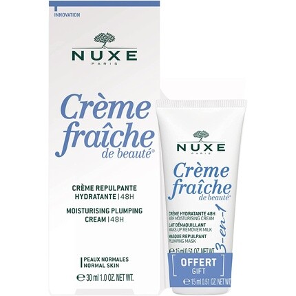 Crёme FraгChe De Beaut Увлажняющий крем для объема и объема 48ч 30мл + 3-в-1 15мл, Nuxe
Crёme FraгChe De Beaut Увлажняющий крем для объема и объема 48ч 30мл + 3-в-1 15мл, Nuxe