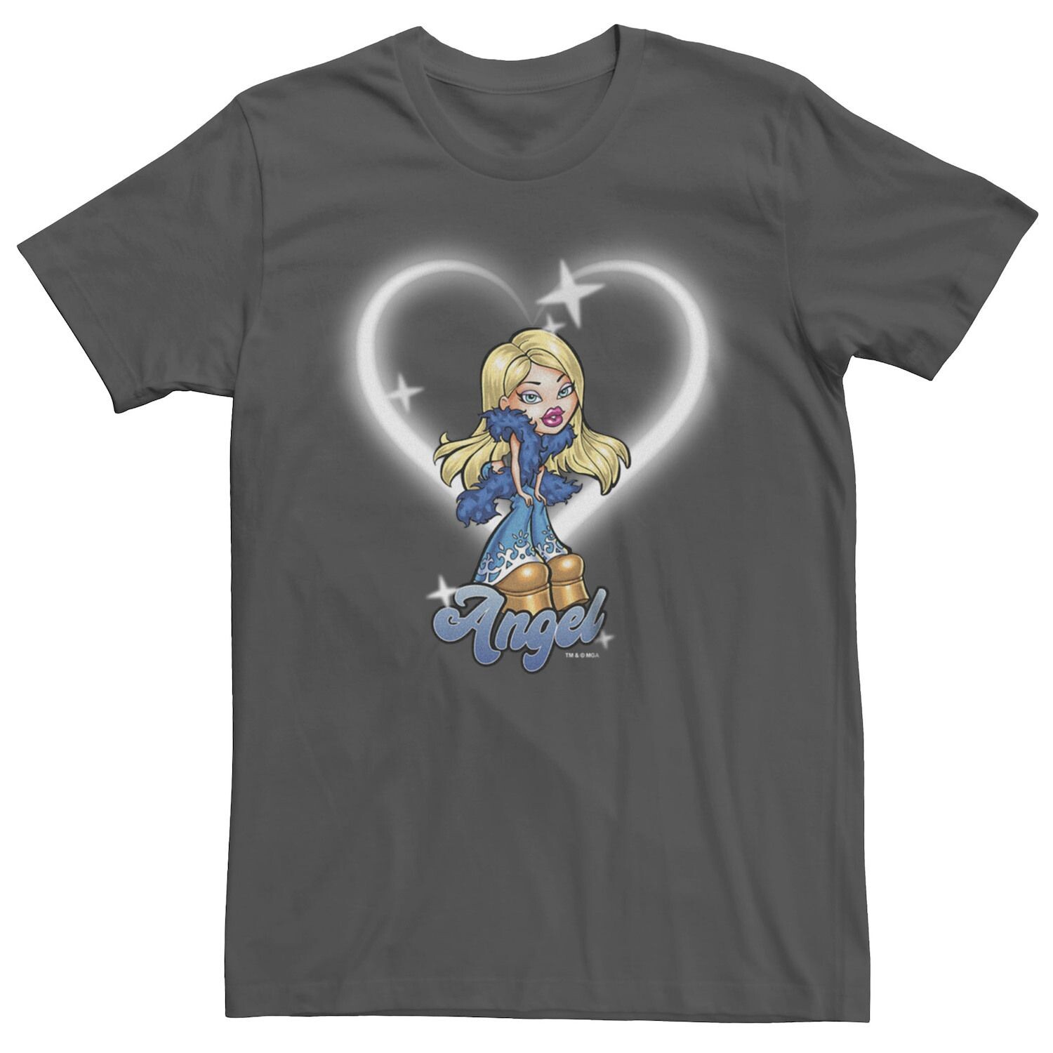 Детская футболка Bratz Angel с блестящим сердечком Bratz Boyfriend с графическим рисунком Licensed Character
Детская футболка Bratz Angel с блестящим сердечком Bratz Boyfriend с графическим рисунком Licensed Character