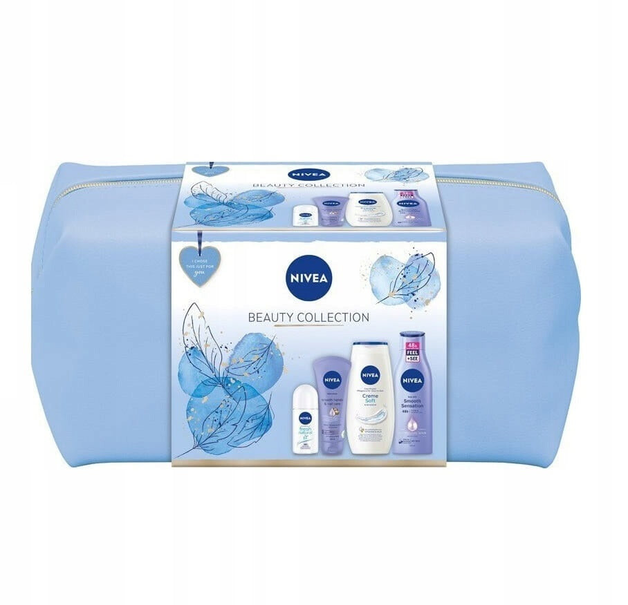 Nivea Набор Beauty Collection Гель для душа Creme Soft 250мл + разглаживающий крем для рук 100мл + роликовый антиперспирант Fresh Natural 50мл + разглаживающее молочко для тела Smooth Sensation 250мл + косметичка
Nivea Набор Beauty Collection Гель для душа Creme Soft 250мл + разглаживающий крем для рук 100мл + роликовый антиперспирант Fresh Natural 50мл + разглаживающее молочко для тела Smooth Sensation 250мл + косметичка