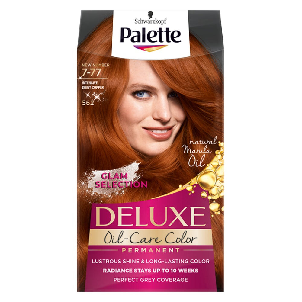 Palette Стойкая краска для волос Deluxe Oil-Care Color с микромаслами 562 (7-77) Intense Shiny Copper
Palette Стойкая краска для волос Deluxe Oil-Care Color с микромаслами 562 (7-77) Intense Shiny Copper