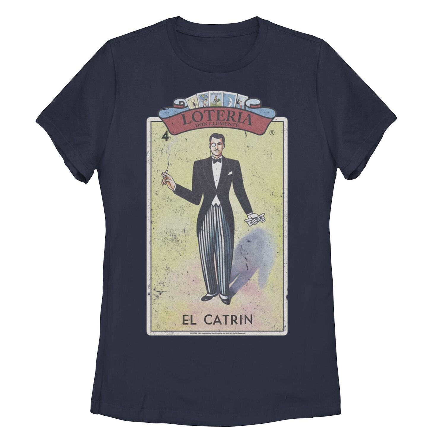 Футболка с плакатом и графическим рисунком Lotería El Catrín для юниоров Licensed Character
Футболка с плакатом и графическим рисунком Lotería El Catrín для юниоров Licensed Character