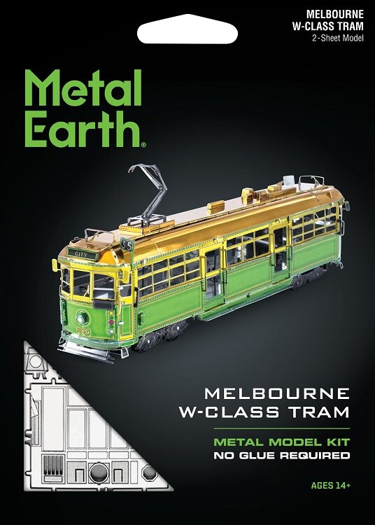Metal Earth, Мельбурнский трамвай W-класса, модель в металлической сборке. Fascinations
Metal Earth, Мельбурнский трамвай W-класса, модель в металлической сборке. Fascinations