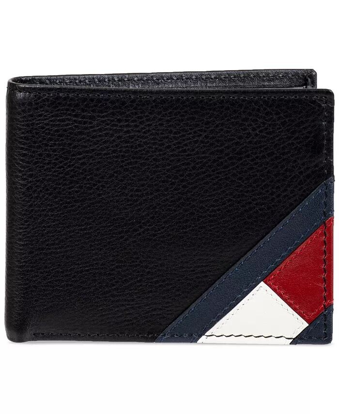 Мужской кожаный кошелек Orson II с угловым флагом и RFID-футляром Tommy Hilfiger, черный
Мужской кожаный кошелек Orson II с угловым флагом и RFID-футляром Tommy Hilfiger, черный
