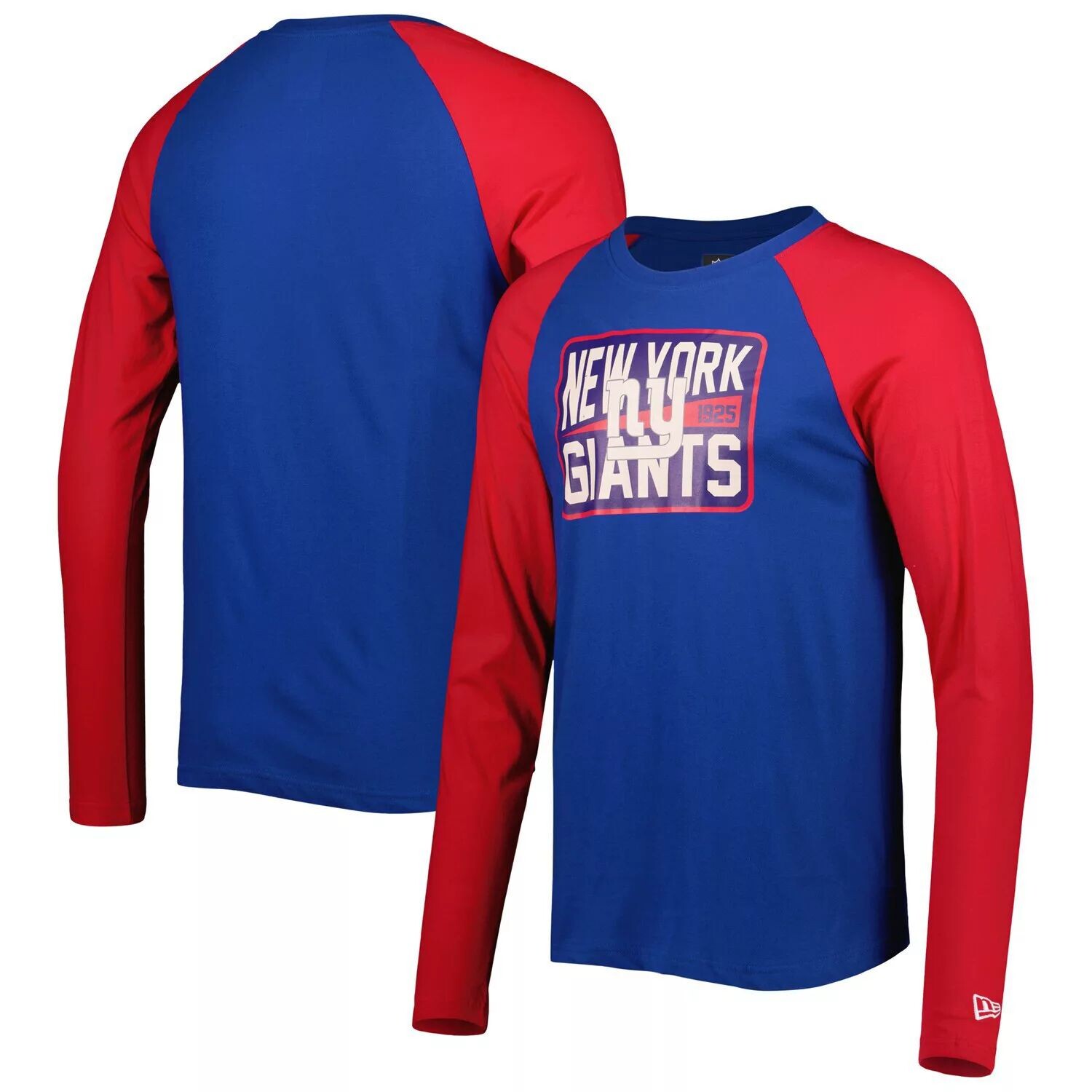 Мужская футболка New Era Royal New York Giants Throwback реглан с длинными рукавами
Мужская футболка New Era Royal New York Giants Throwback реглан с длинными рукавами