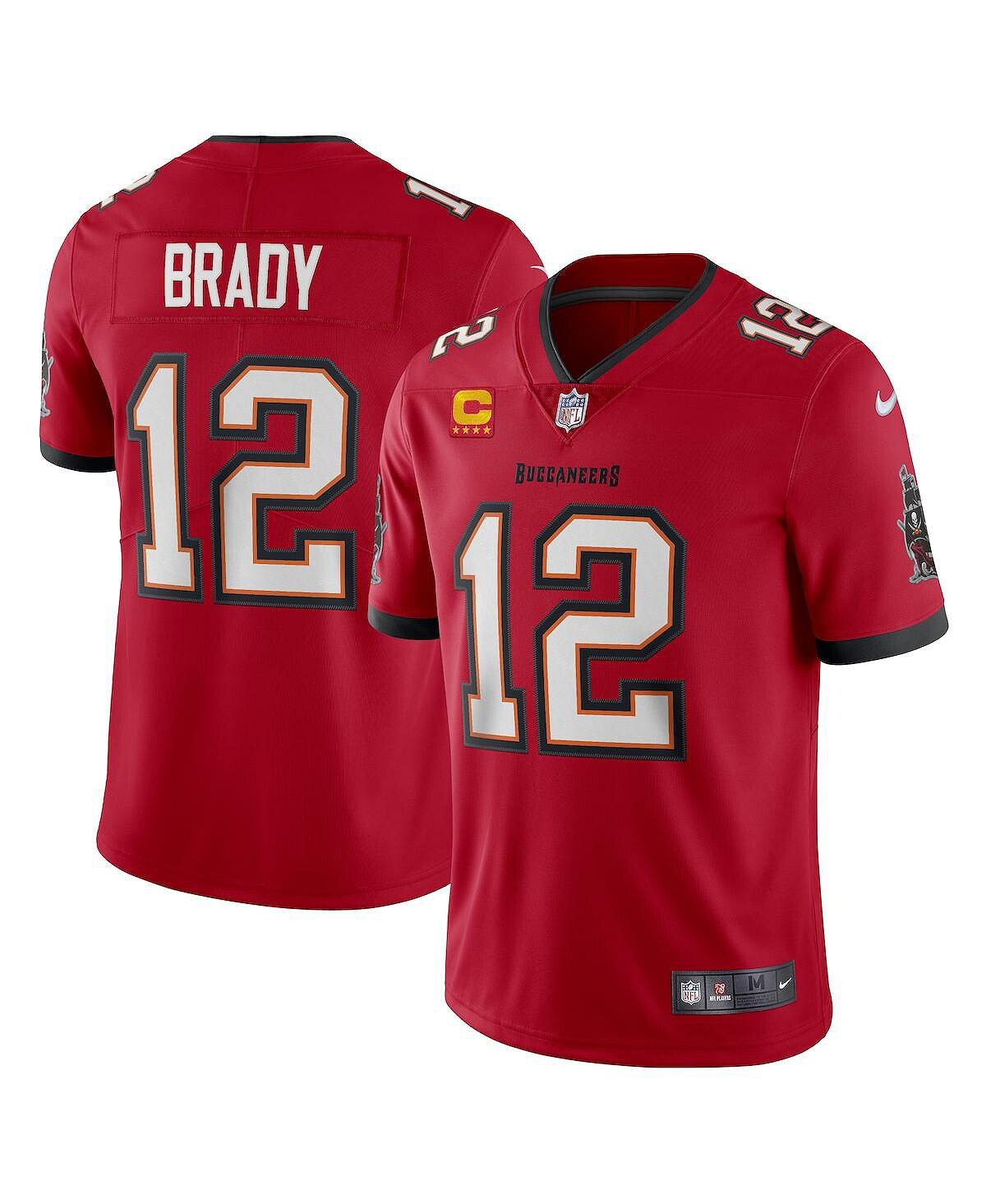 Мужская футболка tom brady red tampa bay buccaneers captain vapor limited jersey Nike, красный
Мужская футболка tom brady red tampa bay buccaneers captain vapor limited jersey Nike, красный