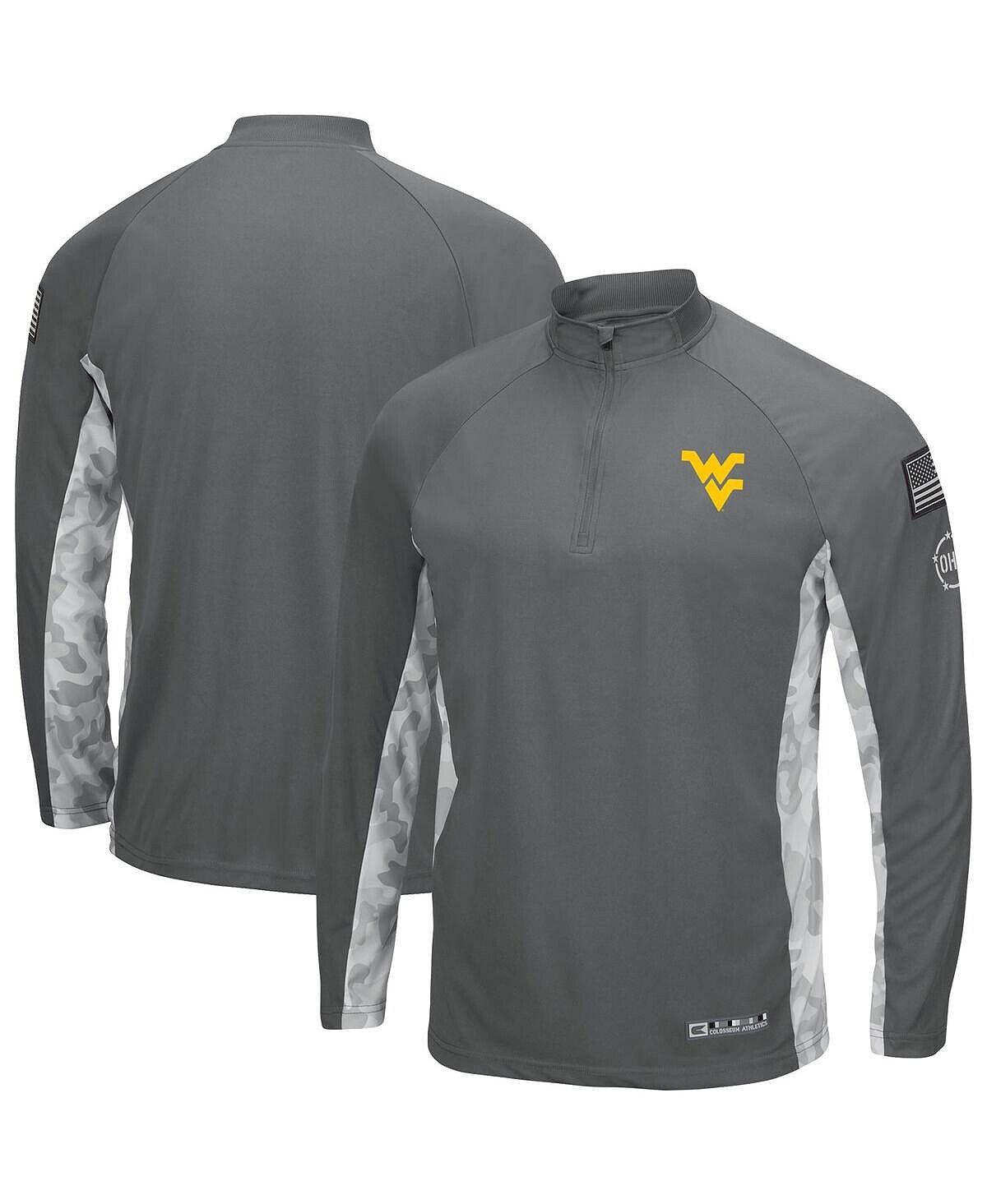 Мужская серая, камуфляжная куртка west virginia mountaineers oht в стиле милитари appreciation swoop с молнией на четверть Colosseum, мульти
Мужская серая, камуфляжная куртка west virginia mountaineers oht в стиле милитари appreciation swoop с молнией на четверть Colosseum, мульти