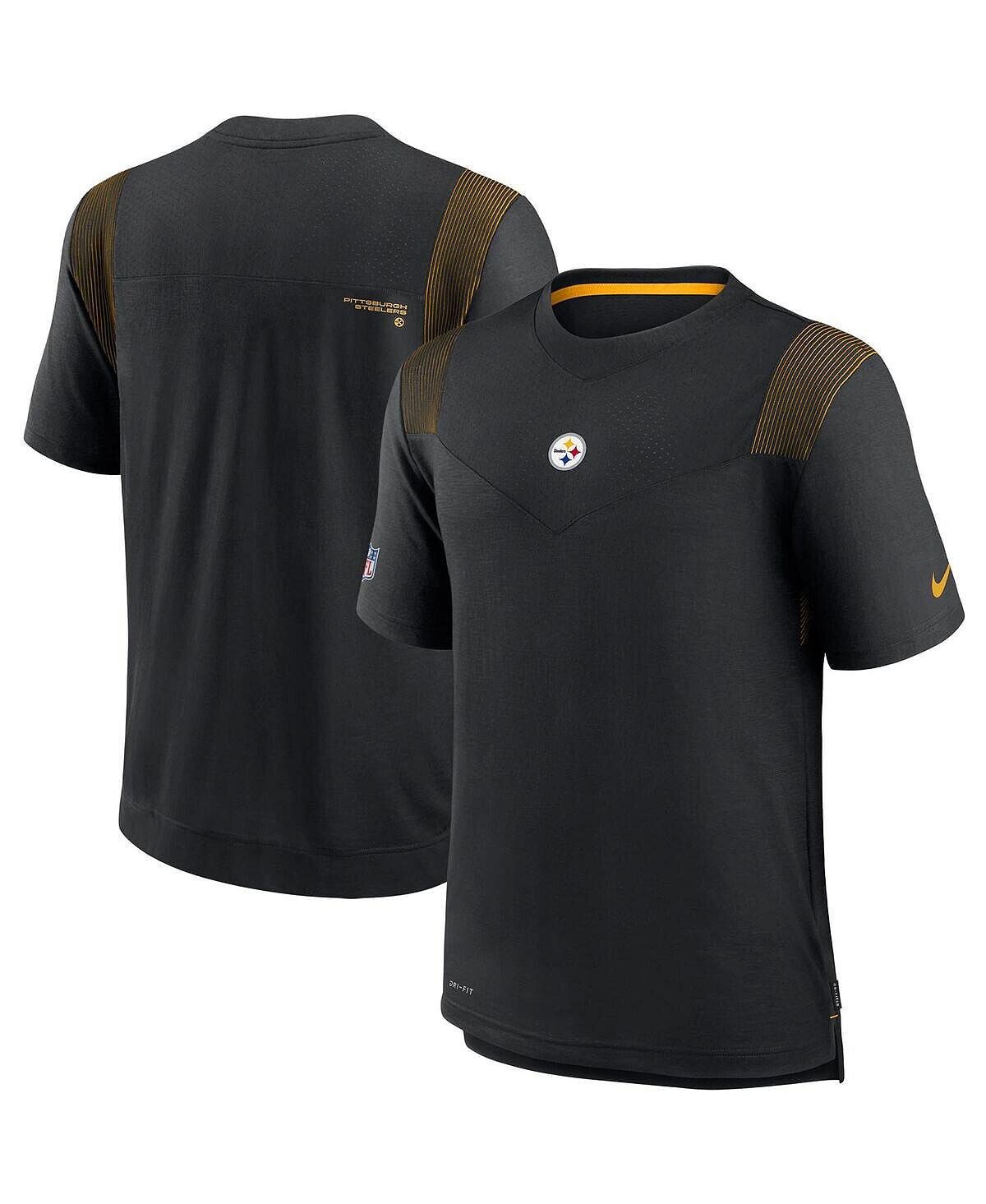 Мужская черная футболка pittsburgh steelers sideline player uv performance Nike, черный
Мужская черная футболка pittsburgh steelers sideline player uv performance Nike, черный