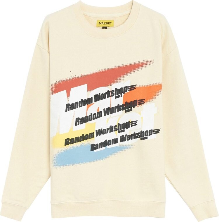 Толстовка Market Random Workshop Splatter Crewneck Sweatshirt 'Sand', кремовый, Бежевый
Толстовка Market Random Workshop Splatter Crewneck Sweatshirt 'Sand', кремовый, Бежевый