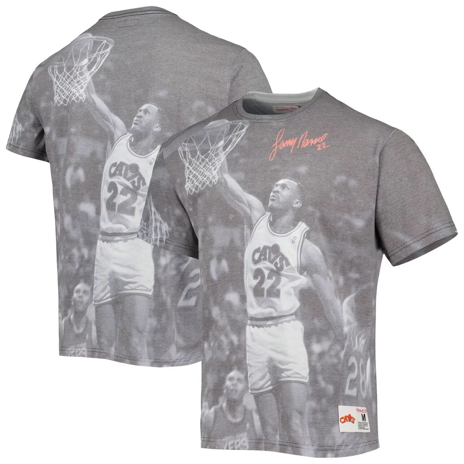 Мужская серая сублимированная футболка Mitchell & Ness Larry Nance Cleveland Cavaliers Beyond The Rim, Серый
Мужская серая сублимированная футболка Mitchell & Ness Larry Nance Cleveland Cavaliers Beyond The Rim, Серый