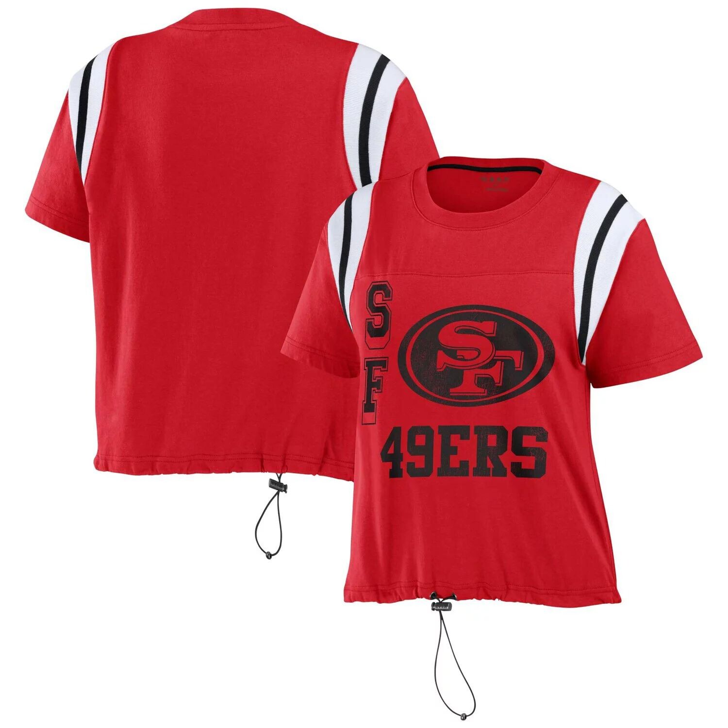 Женская одежда Erin Andrews Scarlet Футболка San Francisco 49ers с цветными блоками на завязках
Женская одежда Erin Andrews Scarlet Футболка San Francisco 49ers с цветными блоками на завязках