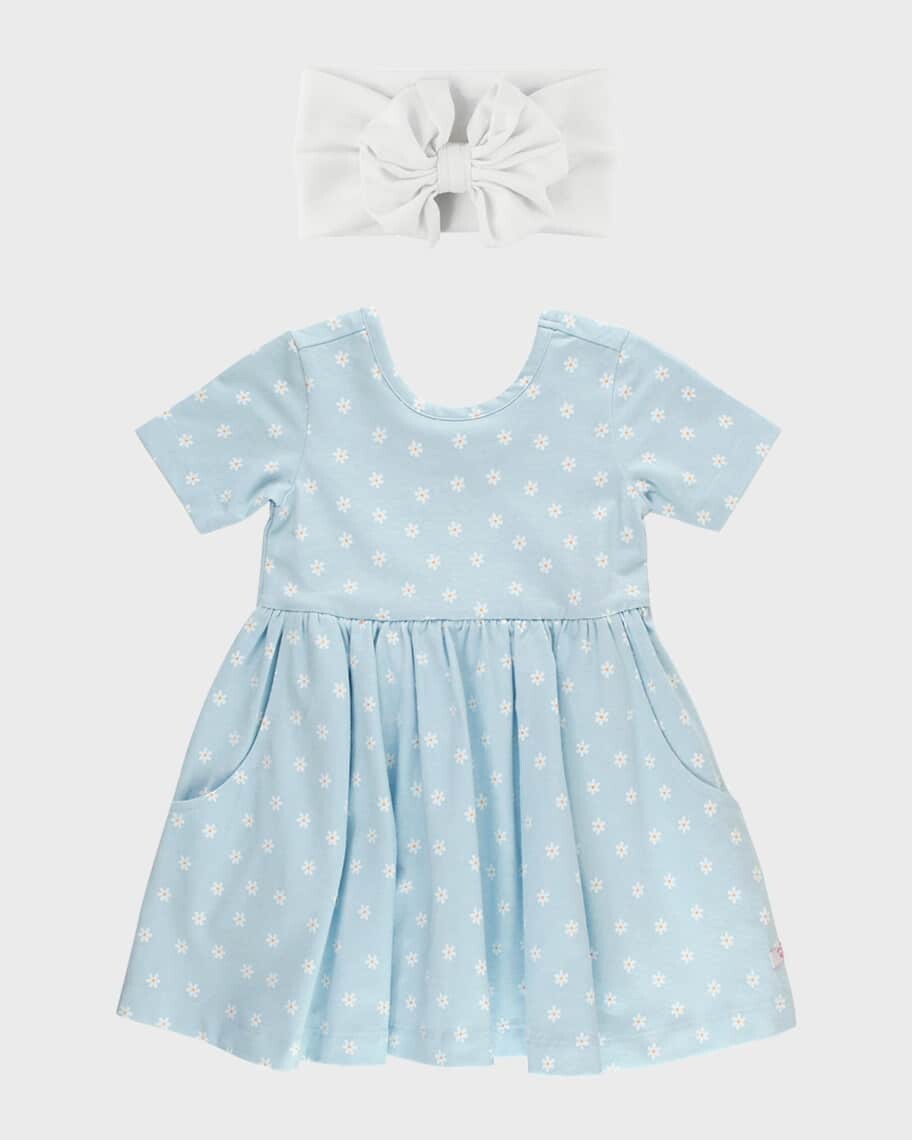 Платье для девочки Petite Blossom с повязкой на голову, размер 3M-8 RuffleButts
Платье для девочки Petite Blossom с повязкой на голову, размер 3M-8 RuffleButts