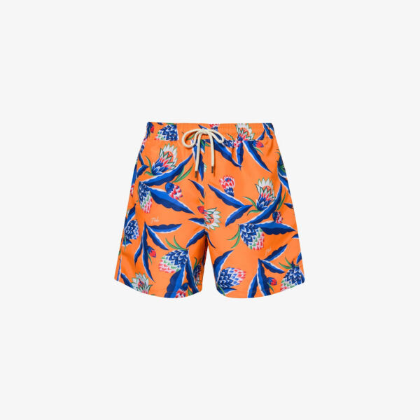 Шорты для плавания Traveler из переработанного полиэстера с цветочным принтом Polo Ralph Lauren, оранжевый
Шорты для плавания Traveler из переработанного полиэстера с цветочным принтом Polo Ralph Lauren, оранжевый