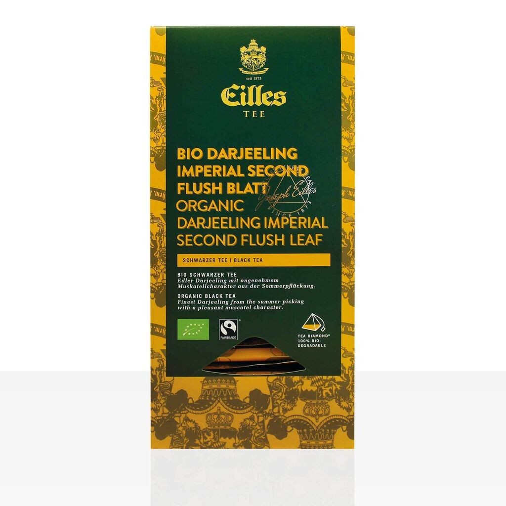 Чай EILLES World Luxury Selection Darjeeling Imperial второго сбора листовой, 20 шт. по 2,5 г, в индивидуальной упаковке
Чай EILLES World Luxury Selection Darjeeling Imperial второго сбора листовой, 20 шт. по 2,5 г, в индивидуальной упаковке