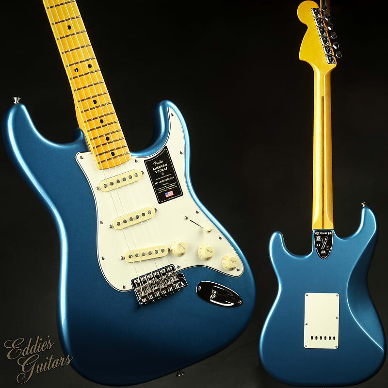 Fender American Vintage II 1973 Stratocaster — синий Лейк-Плэсид American Vintage II 1973 Stratocaster - Lake Placid Blue
Fender American Vintage II 1973 Stratocaster — синий Лейк-Плэсид American Vintage II 1973 Stratocaster - Lake Placid Blue