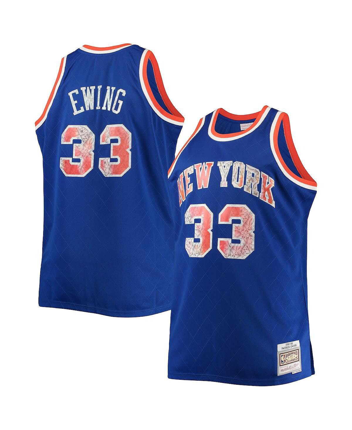 Мужская футболка патрика юинга blue new york knicks big and tall 1991-92 nba 75th anniversary diamond swingman jersey Mitchell & Ness, синий
Мужская футболка патрика юинга blue new york knicks big and tall 1991-92 nba 75th anniversary diamond swingman jersey Mitchell & Ness, синий