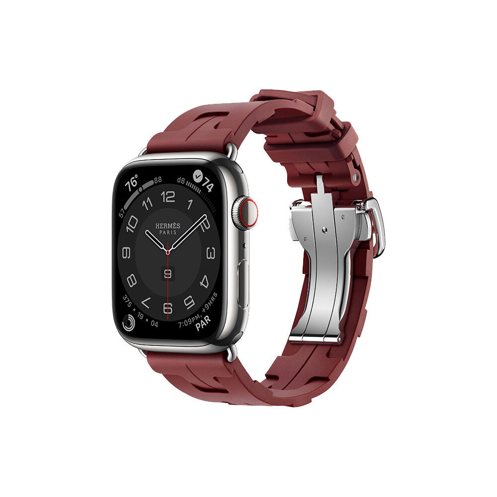 Умные часы Apple Watch Series 9 Hermes (GPS + Cellular), 45мм, Silver Case/Rouge H Kilim Single Tour, Серебристый
Умные часы Apple Watch Series 9 Hermes (GPS + Cellular), 45мм, Silver Case/Rouge H Kilim Single Tour, Серебристый