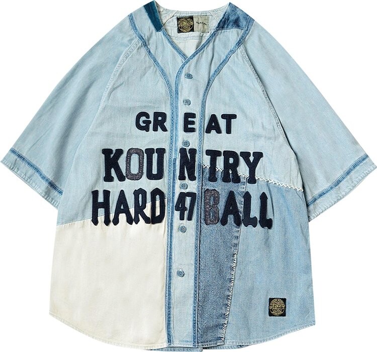 Рубашка Kapital 8oz Reconstruction Denim Great Kountry Baseball Shirt 'Indigo Processing', синий
Рубашка Kapital 8oz Reconstruction Denim Great Kountry Baseball Shirt 'Indigo Processing', синий