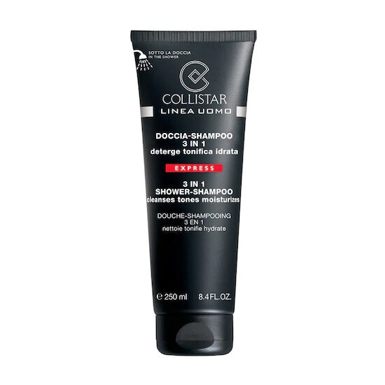 Collistar Uomo 3in1 Shower-Shampoo Cleanses Tones Увлажняет шампунь и гель для душа в одном флаконе 250мл
Collistar Uomo 3in1 Shower-Shampoo Cleanses Tones Увлажняет шампунь и гель для душа в одном флаконе 250мл