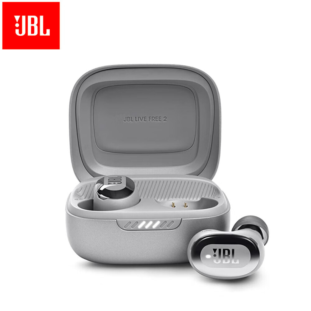 Беспроводные наушники JBLJBL LIVE FREE2 гарнитура squelch bean с активным шумоподавлением, серебристый
Беспроводные наушники JBLJBL LIVE FREE2 гарнитура squelch bean с активным шумоподавлением, серебристый
