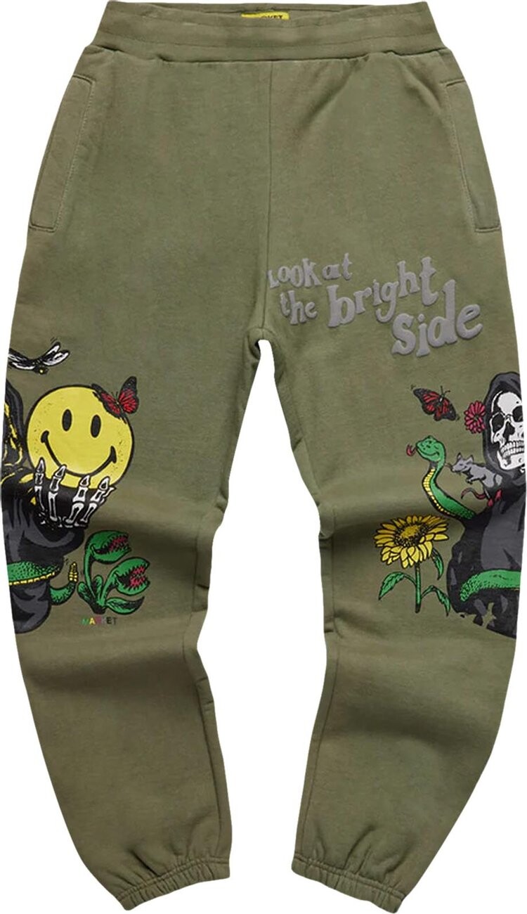 Спортивные брюки Market Smiley Look At The Bright Side Sweatpants 'Sage Green', зеленый
Спортивные брюки Market Smiley Look At The Bright Side Sweatpants 'Sage Green', зеленый