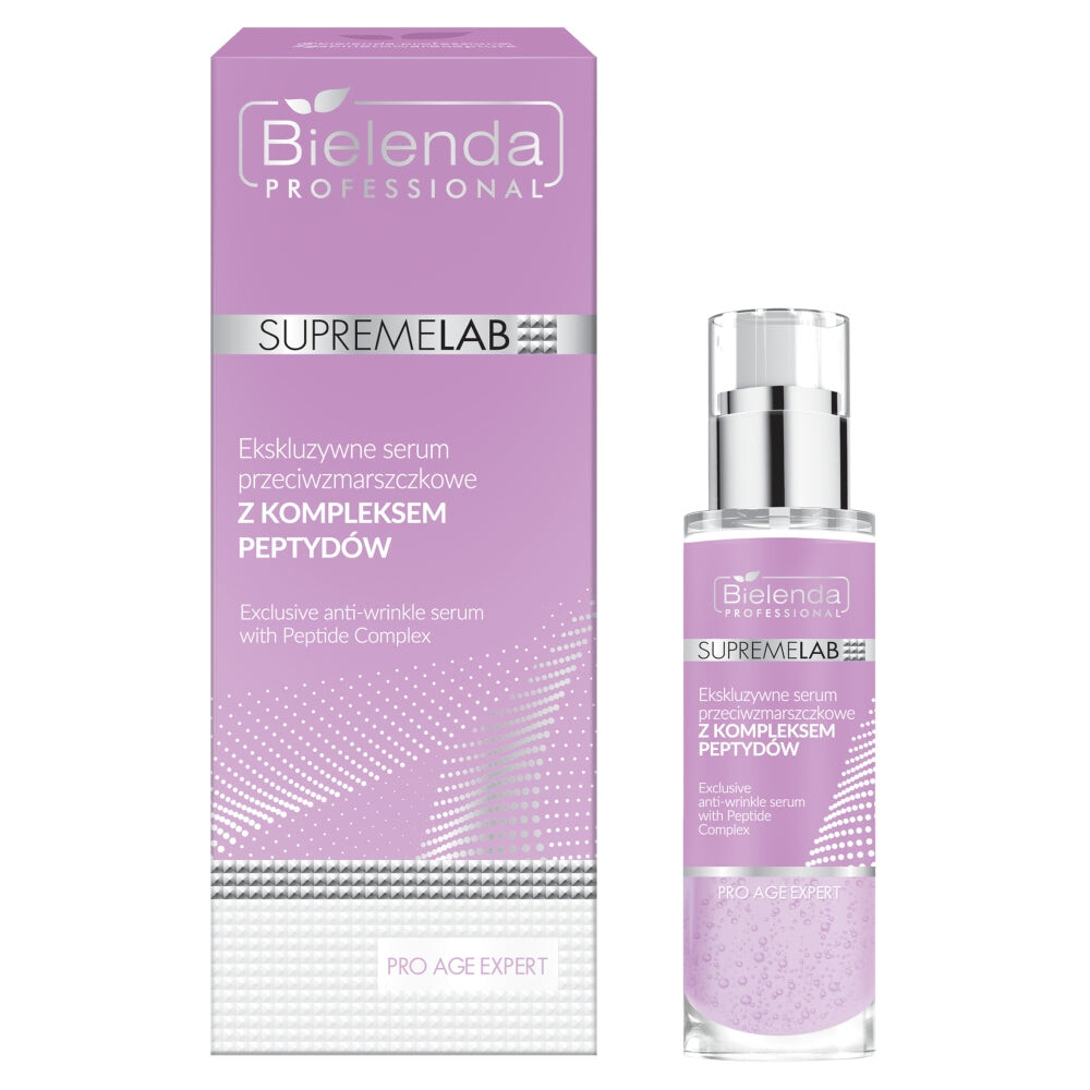 Bielenda Professional Эксклюзивная сыворотка против морщин SupremeLab Pro Age Expert с пептидным комплексом 30мл
Bielenda Professional Эксклюзивная сыворотка против морщин SupremeLab Pro Age Expert с пептидным комплексом 30мл