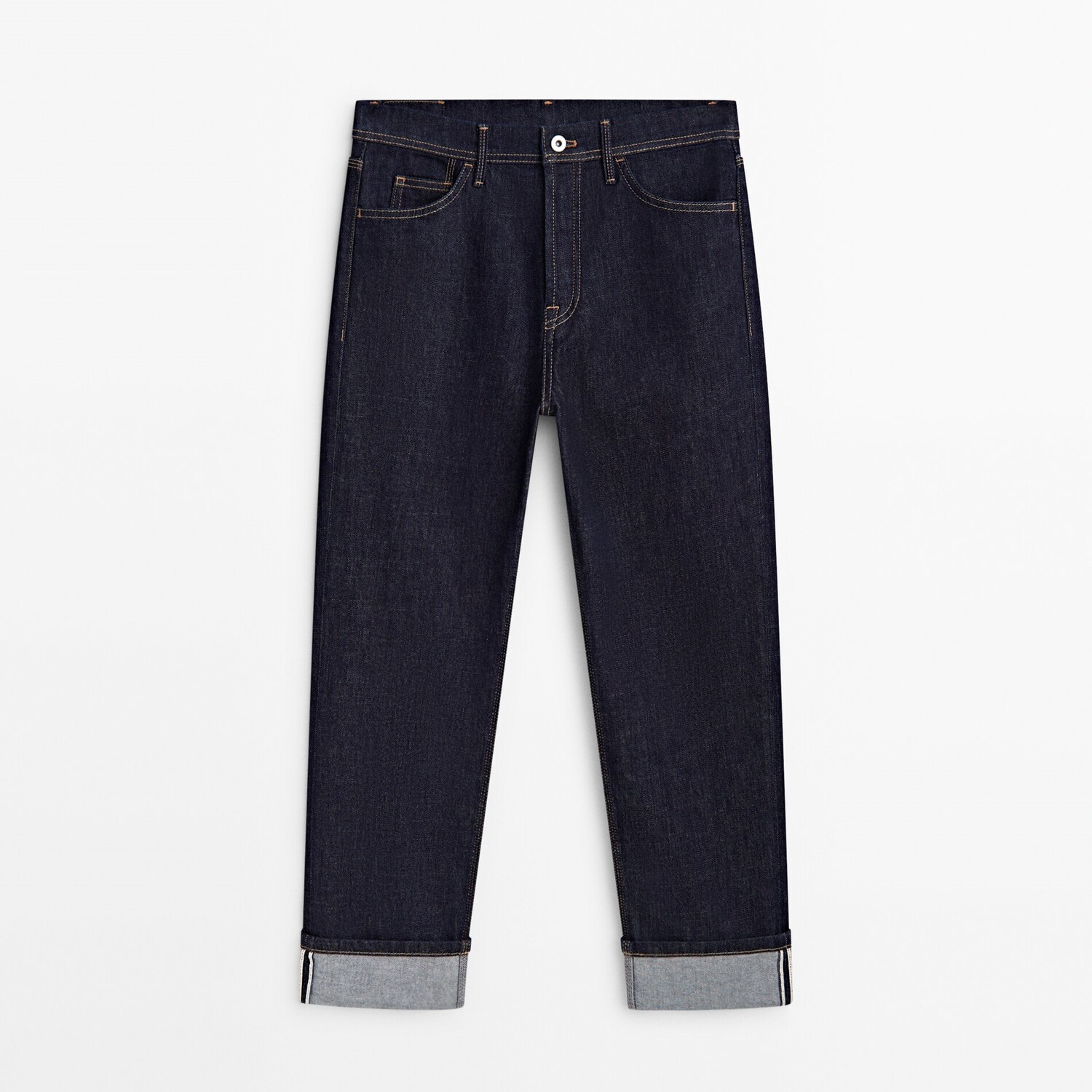 Джинсы Massimo Dutti High-waist Slim Fit Straight-leg With Turn-up Hems, темно-синий
Джинсы Massimo Dutti High-waist Slim Fit Straight-leg With Turn-up Hems, темно-синий