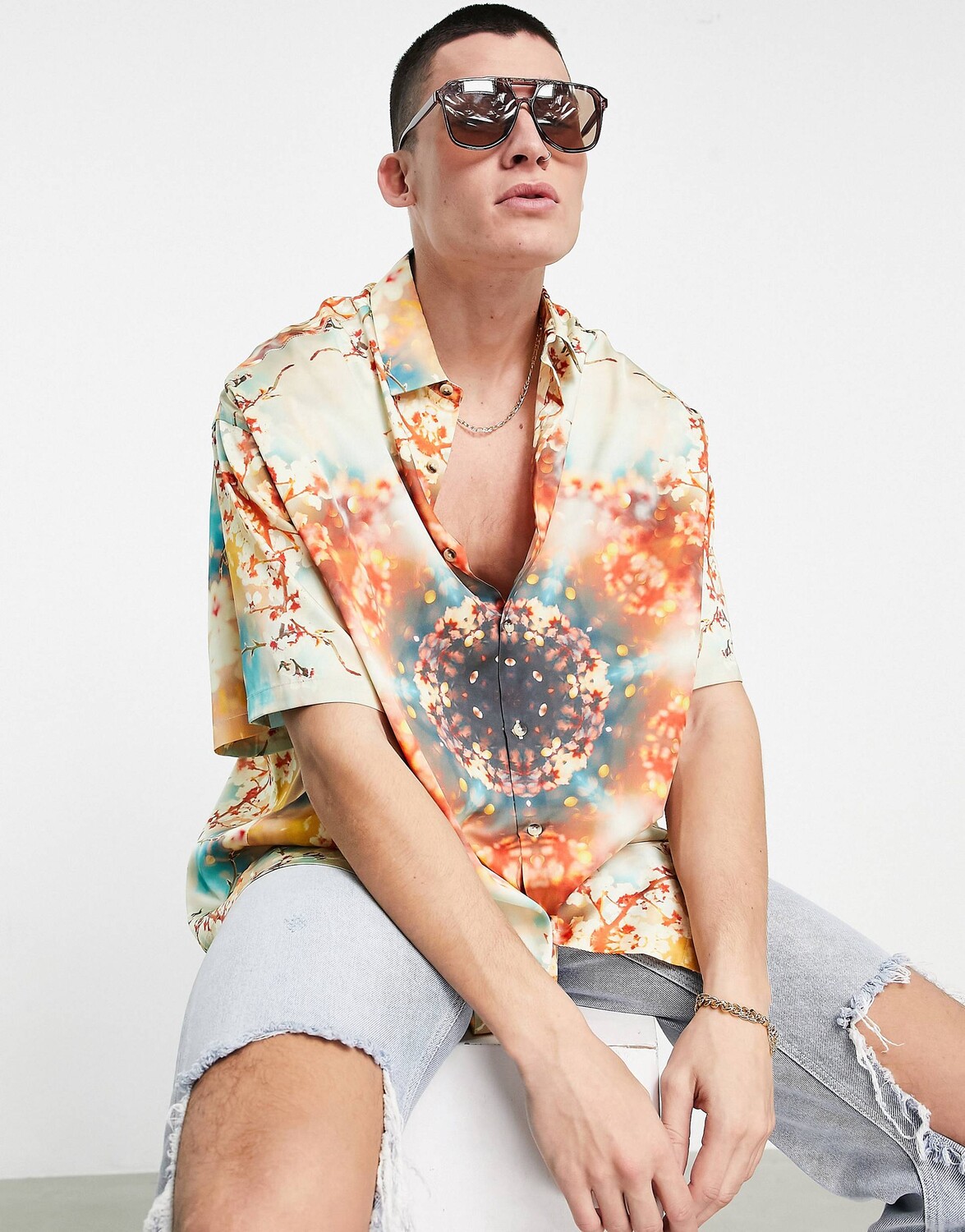 Рубашка свободного кроя свободного кроя с цветочным принтом ASOS DESIGN ASOS DESIGN
Рубашка свободного кроя свободного кроя с цветочным принтом ASOS DESIGN ASOS DESIGN