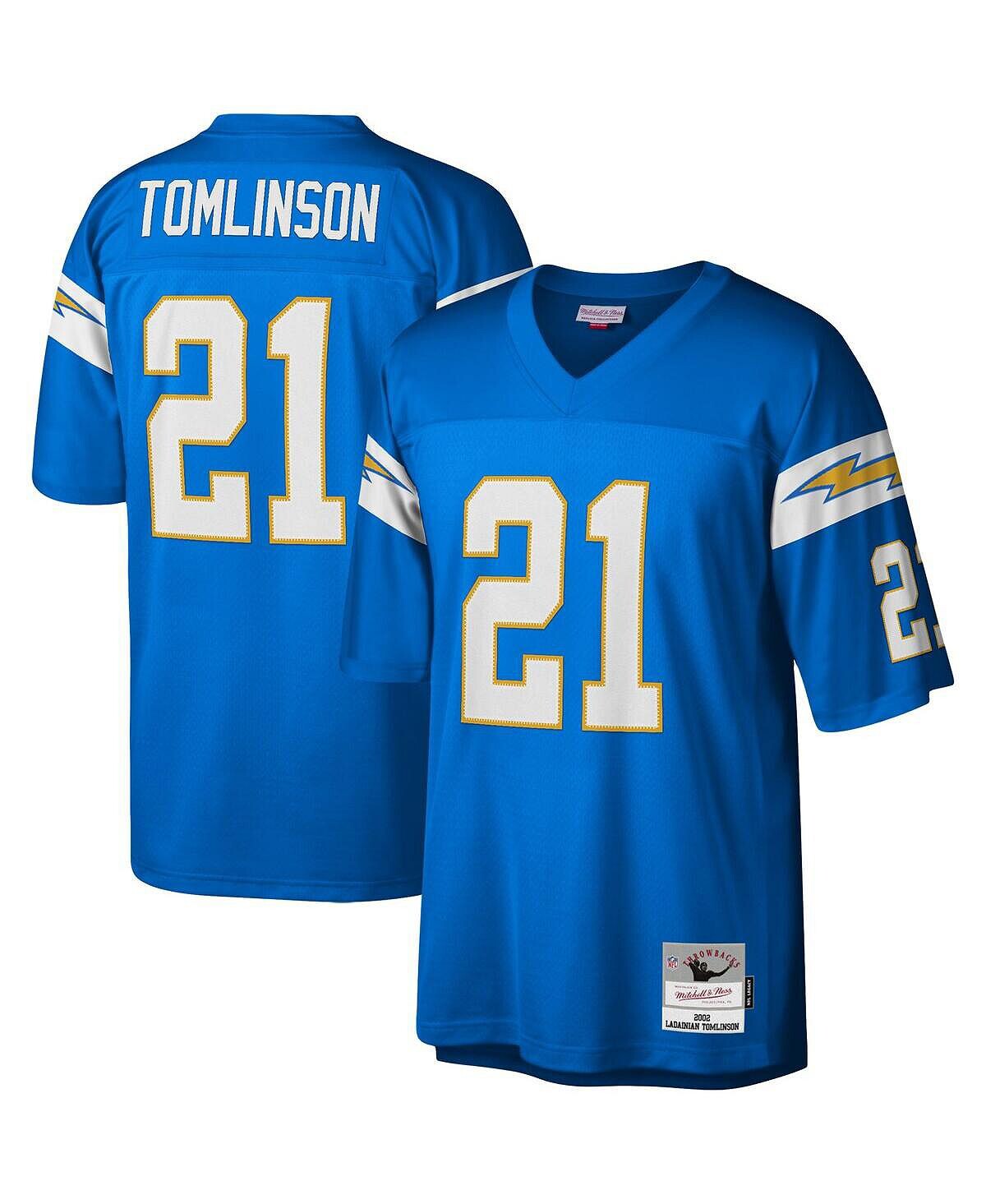 Мужская футболка ladainian tomlinson powder blue los angeles chargers legacy replica jersey Mitchell & Ness, синий
Мужская футболка ladainian tomlinson powder blue los angeles chargers legacy replica jersey Mitchell & Ness, синий