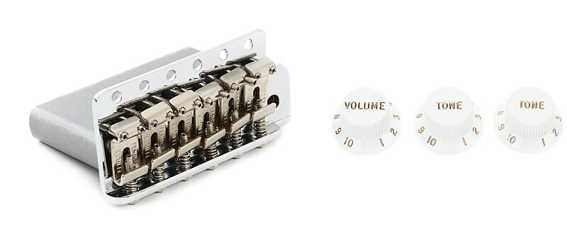 Бридж Fender American Vintage Strat Tremolo в сборе — хромированный комплект со сменными ручками Fender Stratocaster — белый 0992035000=1 0992049000=1
Бридж Fender American Vintage Strat Tremolo в сборе — хромированный комплект со сменными ручками Fender Stratocaster — белый 0992035000=1 0992049000=1