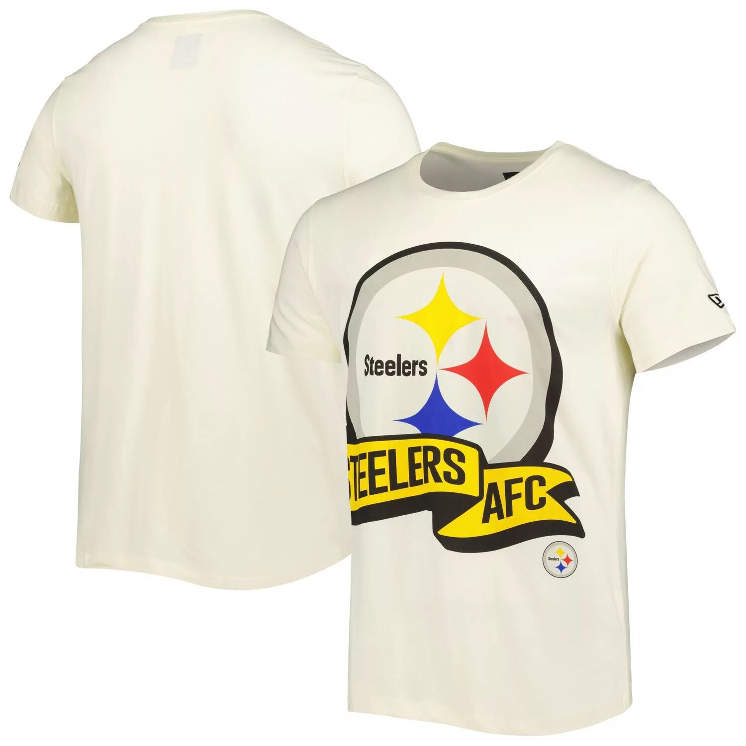 Мужская кремовая футболка New Era Pittsburgh Steelers Sideline Chrome, Бежевый
Мужская кремовая футболка New Era Pittsburgh Steelers Sideline Chrome, Бежевый