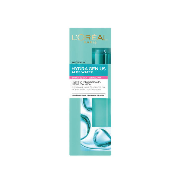 L'Oreal Paris Hydra Genius Aloe Water жидкий увлажняющий уход за сухой и чувствительной кожей 70мл
L'Oreal Paris Hydra Genius Aloe Water жидкий увлажняющий уход за сухой и чувствительной кожей 70мл