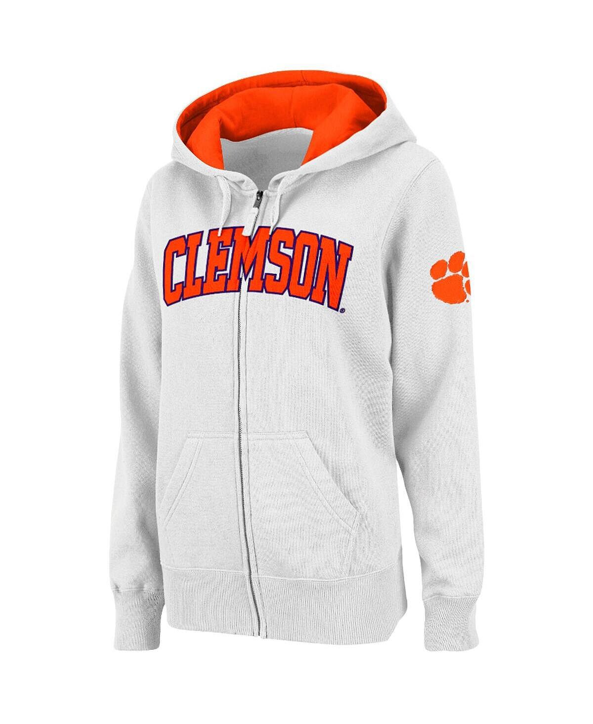 Женская худи Stadium Athletic белого цвета с молнией во всю длину и арочным именем Clemson Tigers Colosseum, белый
Женская худи Stadium Athletic белого цвета с молнией во всю длину и арочным именем Clemson Tigers Colosseum, белый