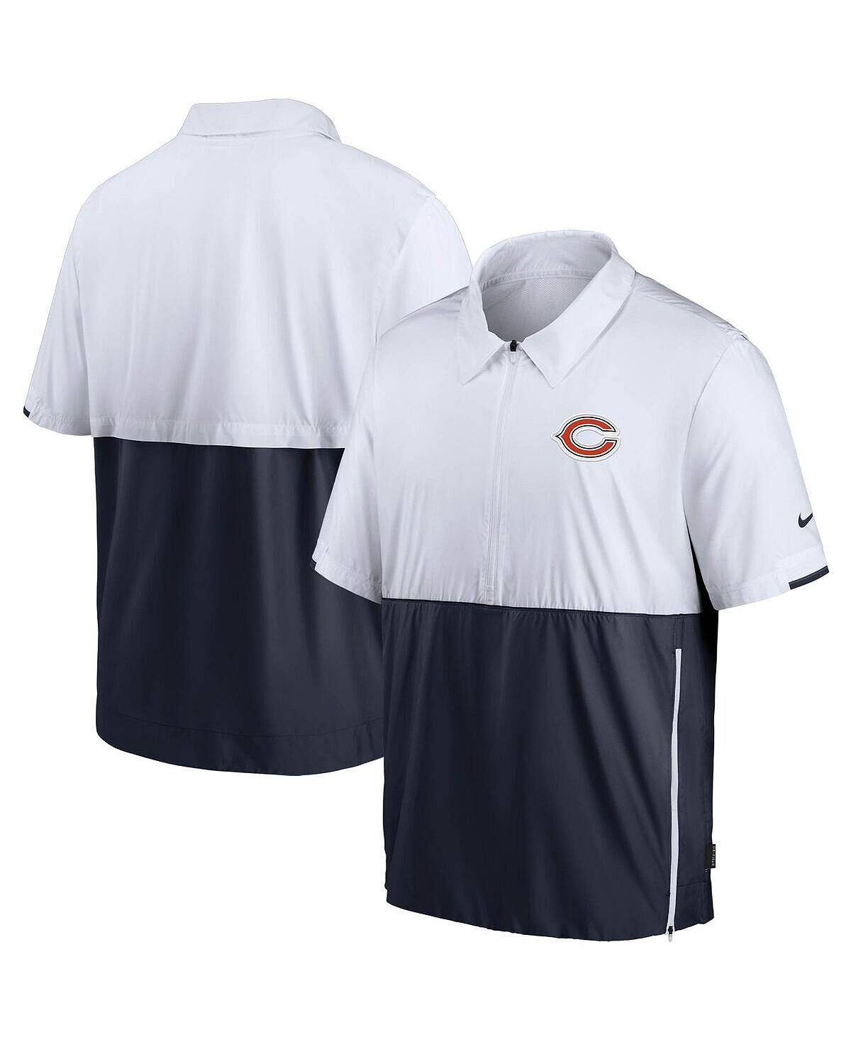 Мужская бело-темно-синяя куртка chicago bears sideline coaches с коротким рукавом и молнией до половины Nike, мульти
Мужская бело-темно-синяя куртка chicago bears sideline coaches с коротким рукавом и молнией до половины Nike, мульти