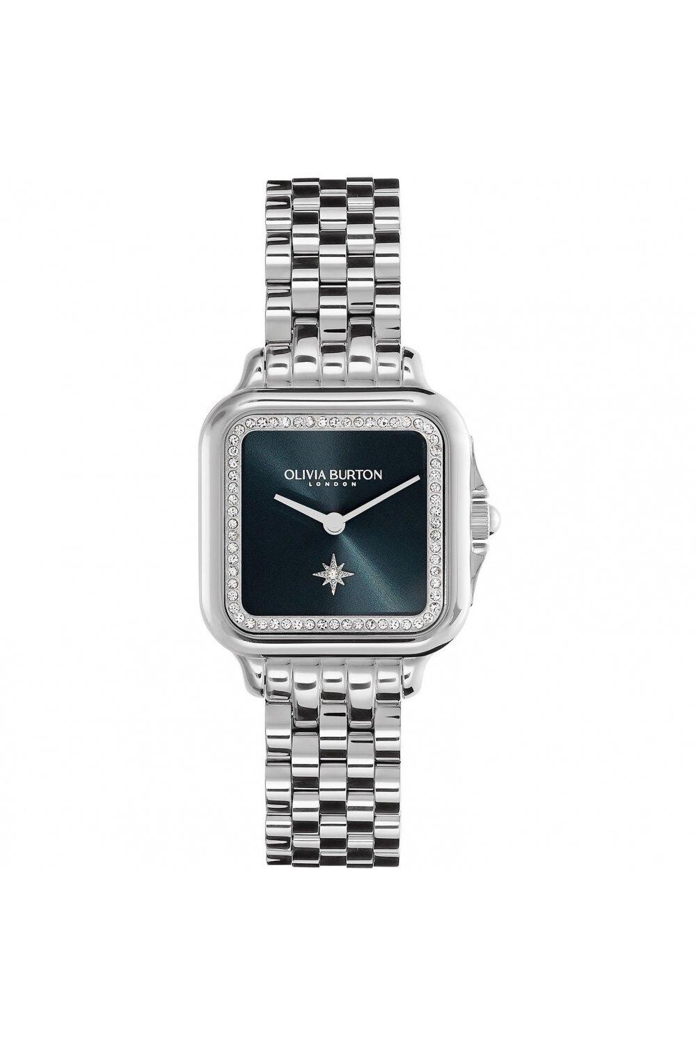 Модные аналоговые кварцевые часы Grosvenor из нержавеющей стали — 24000083 Olivia Burton, синий
Модные аналоговые кварцевые часы Grosvenor из нержавеющей стали — 24000083 Olivia Burton, синий