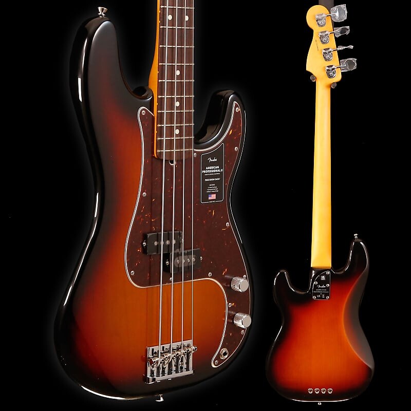 Басс гитара Fender American Professional II Precision Bass, Rosewood Fb, 3-Color SB
Басс гитара Fender American Professional II Precision Bass, Rosewood Fb, 3-Color SB