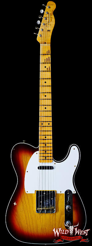 Fender Custom Shop Limited Edition 50s Twisted Telecaster Custom Flame Maple Neck Journeyman Relic Chocolate 3-Color Sunburst
Fender Custom Shop Limited Edition 50s Twisted Telecaster Custom Flame Maple Neck Journeyman Relic Chocolate 3-Color Sunburst