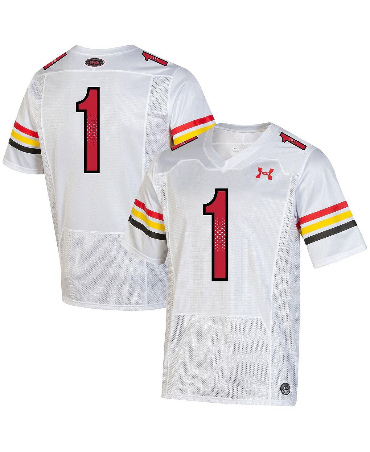 Мужское белое джерси maryland terrapins throwback special game номер 1 Under Armour, белый
Мужское белое джерси maryland terrapins throwback special game номер 1 Under Armour, белый
